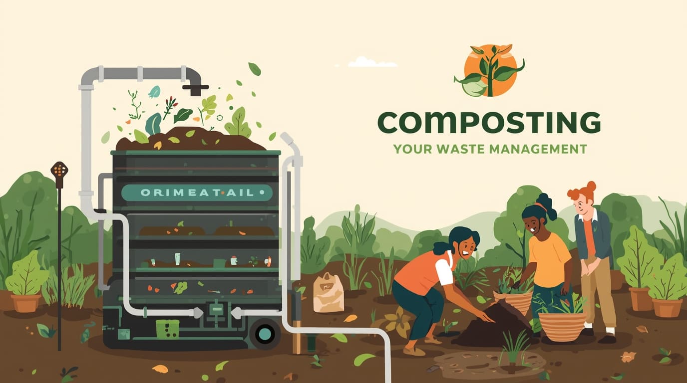 Composting system setup by Riskygrbroker