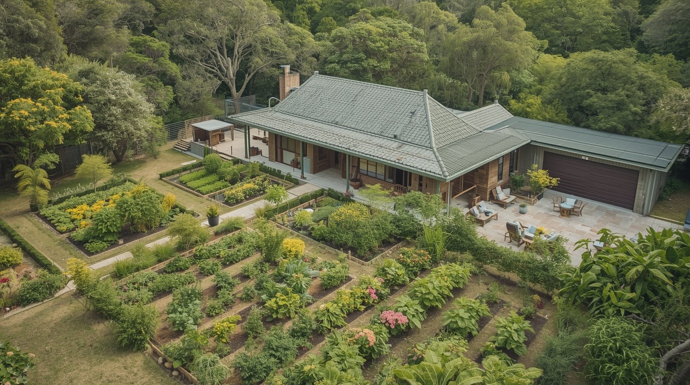 Edible garden design by Riskygrbroker